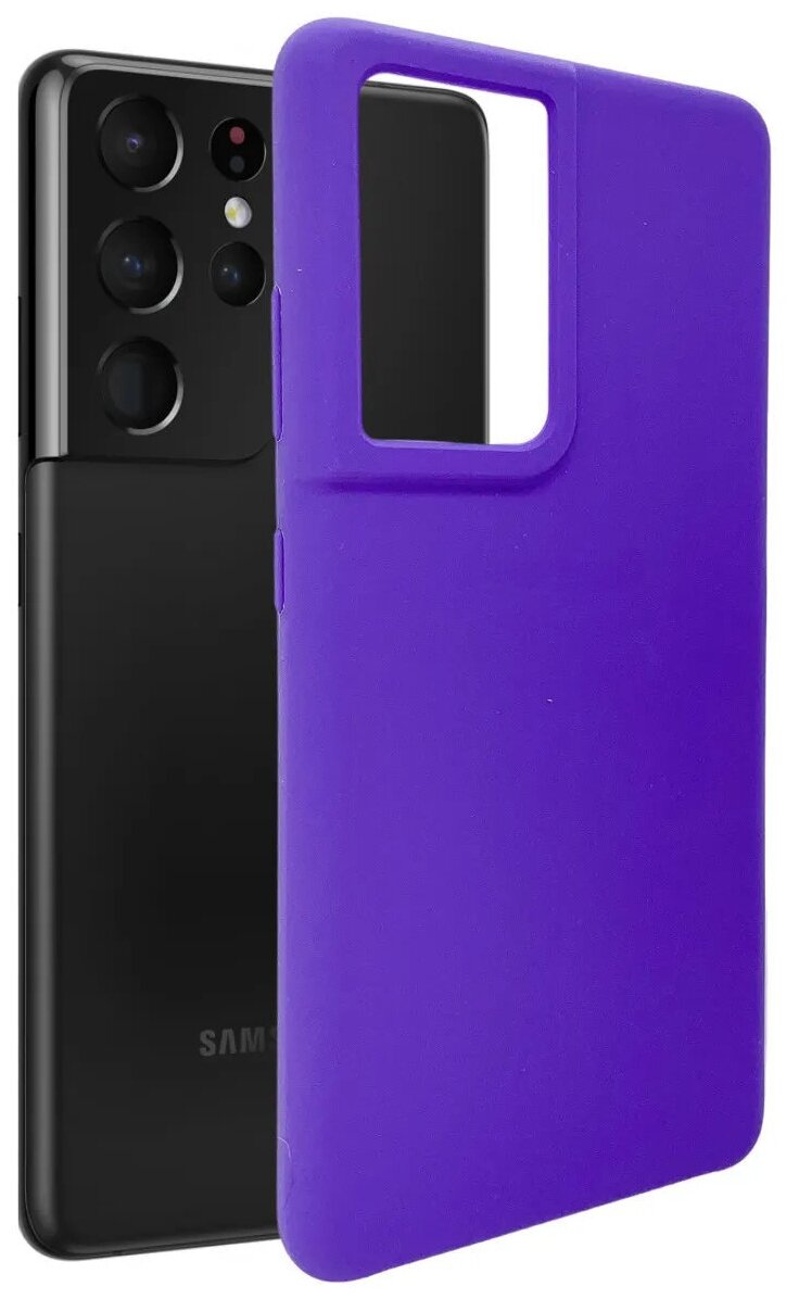 Чехол Silicone Cover №48 для Samsung Galaxy S21 + / S21 Plus / Галакси С21 Плюс