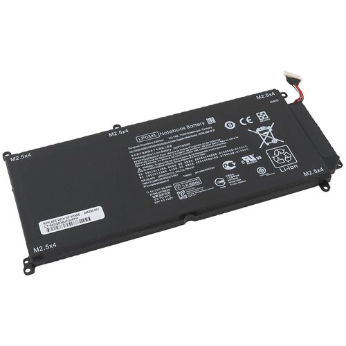 Аккумулятор LP03XL для HP Envy 15-AE / M6-P (TPN-C121, TPN-C122, TPN-C124) new original for hp envy 15 15 ae 15 ah m6 p113dx palmrest upper case c cover us keyboard silver 812726 001 812692 001