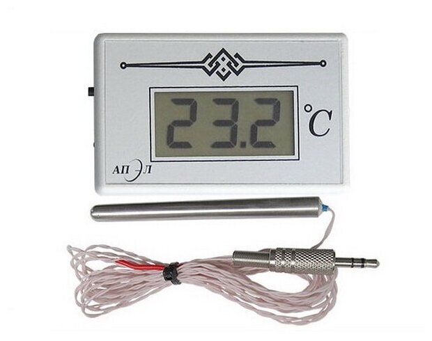 Выносной термометр для бани и сауны ТЭС-2 (датчик в герметичном корпусе в парной табло снаружи)
