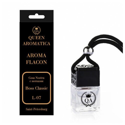 Ароматизатор Queen Aromatica Flacon Cosa Nostra (с нотками Boss Classic) L-07, Ароматизатор салона