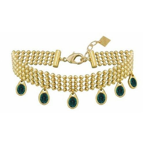 Колье vidda, длина 45 см, зеленый