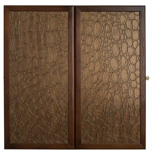 Нарды кожаные Бронза малые (Россия, дерево, 40х20х5 см)