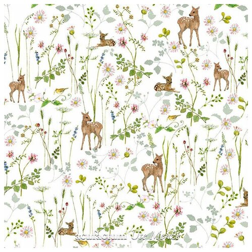 Ткань Луг косули, ширина 155см, Acufactum Ute Menze, 3523-752