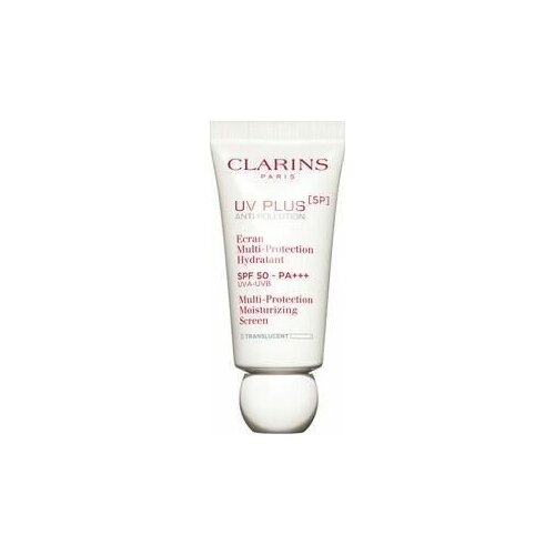 Clarins UV PLUS [5P] Anti-Pollution SPF 50 Translucent Увлажняющий защитный флюид-экран для лица, 30 мл