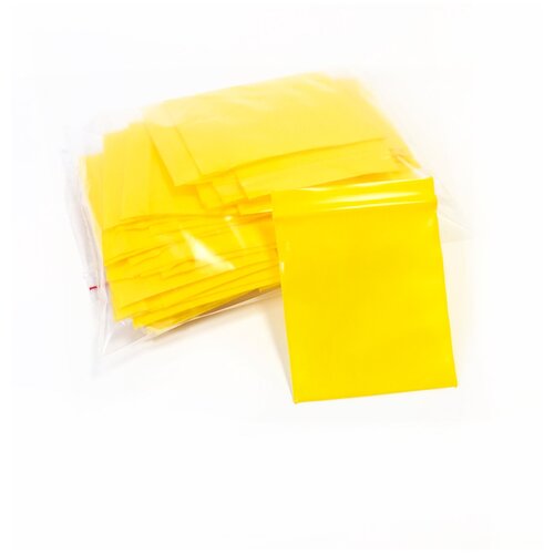 Зип Пакет MAGTRADE (Zip Lock) , 67 см (100мкм), упаковка 50 штук, цвет желтый