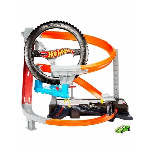 Игровой набор Hot Wheels Сити Шиномонтажная Мастерская GJL16, Hot Wheels набор игровой hot wheels чемпион дрэгстрип gbf82