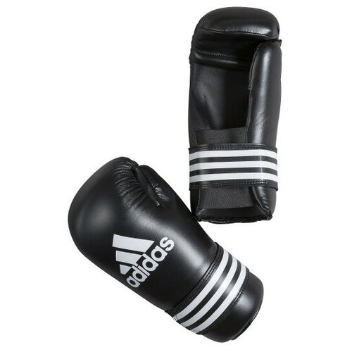 фото Перчатки полуконтакт semi contact gloves черные (размер xs) adidas