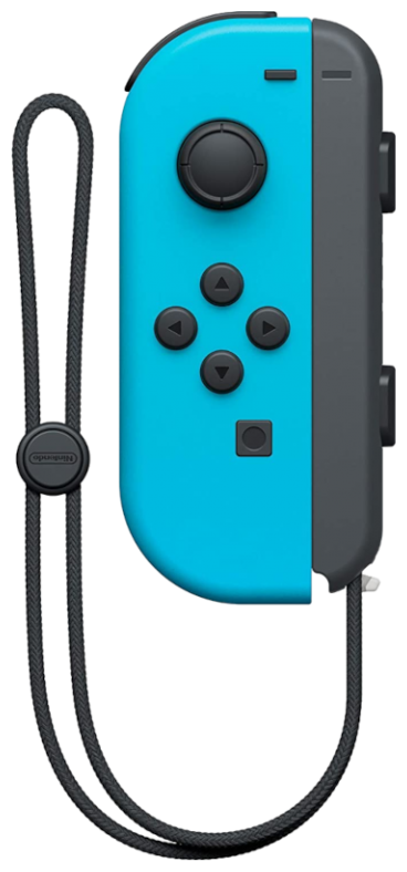 Контроллер Joy-Con левый (неоновый синий) (Neon Blue)