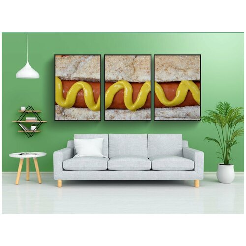 фото Набор модулных постеров для интерьера "америка, американец, далеко" 60x90 см. в тубусе, без рамки lotsprints