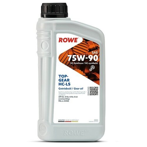 фото Трансмиссионное масло rowe hightec topgear sae 75w-90 hc-ls 1л