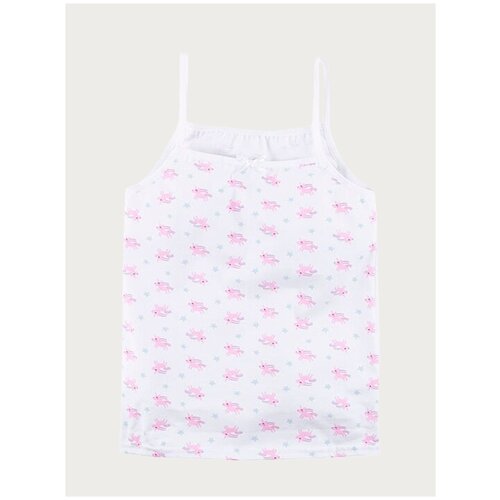 фото Майка с единорогами 237б-177 белый 86-92 bossa nova