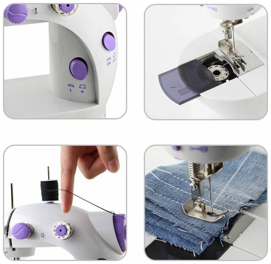 Швейная машинка Mini Sewing Machine SM-202A - фотография № 2