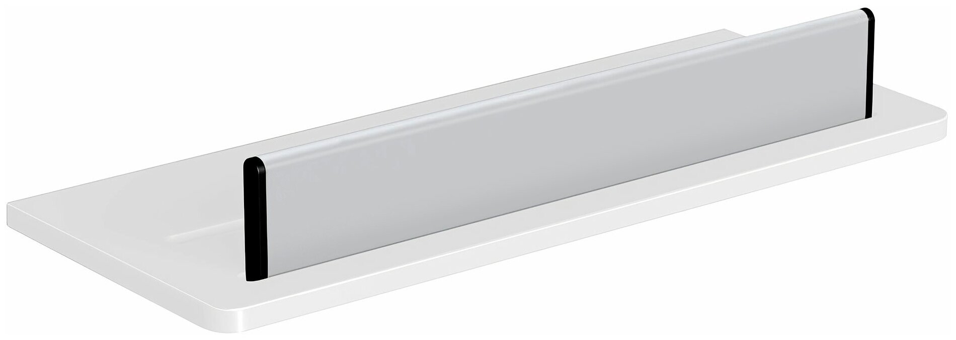 фото Полка Langberger с ораничителем, белая (73351-WH)