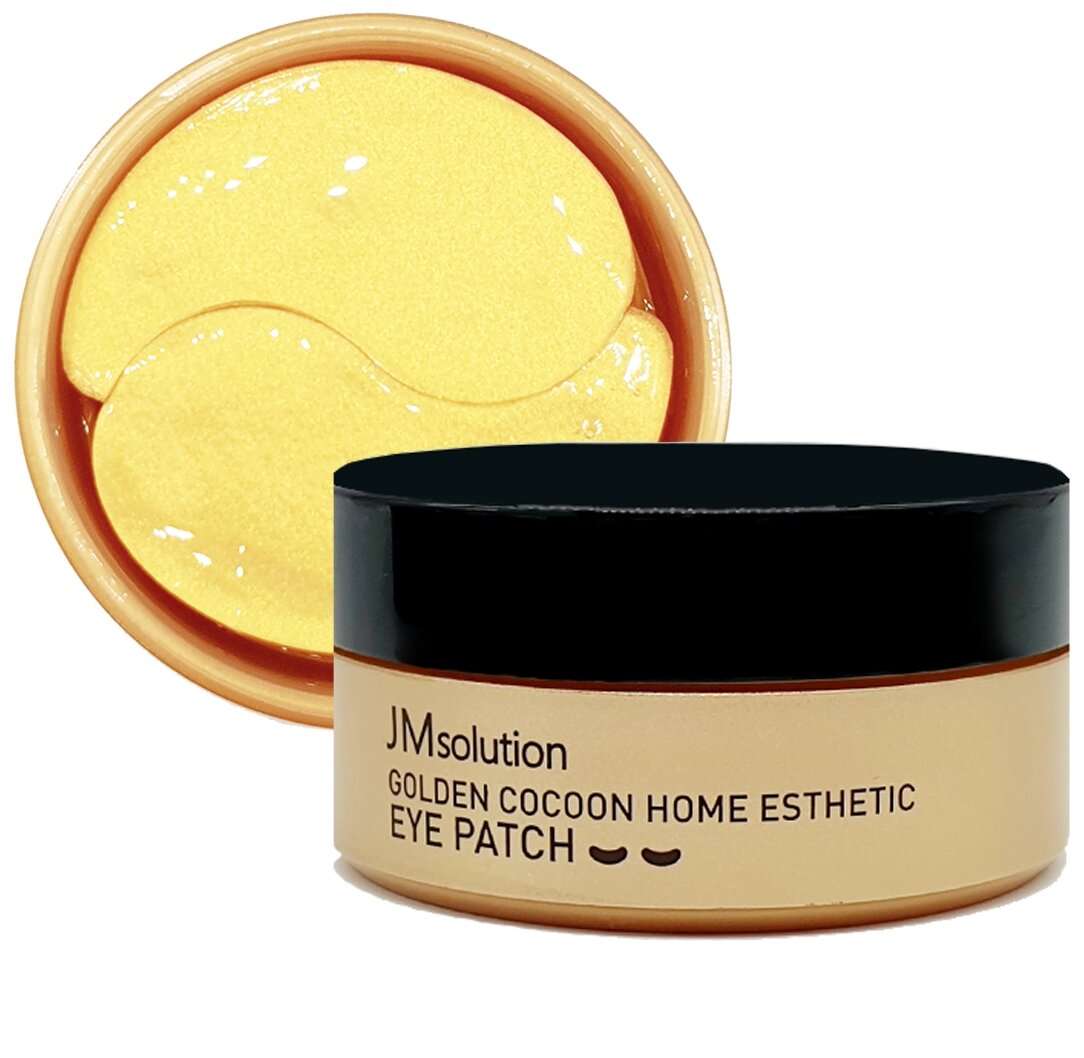 JM Solution Гидрогелевые патчи с коконом золотого шелкопряда Golden Cocoon Home Esthetic Eye Patch, 60 шт.
