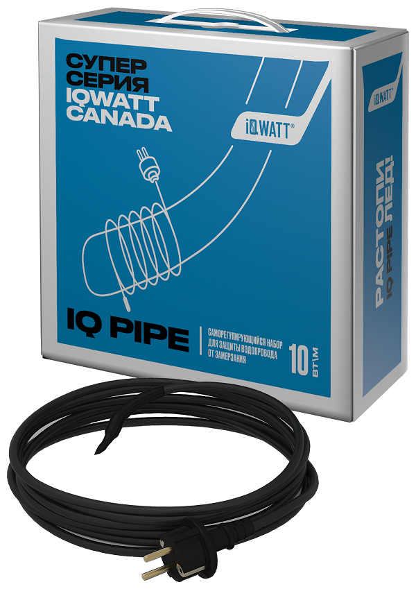IQ Pipe Комплект для обогрева труб IQ PIPE-3 м - фотография № 1