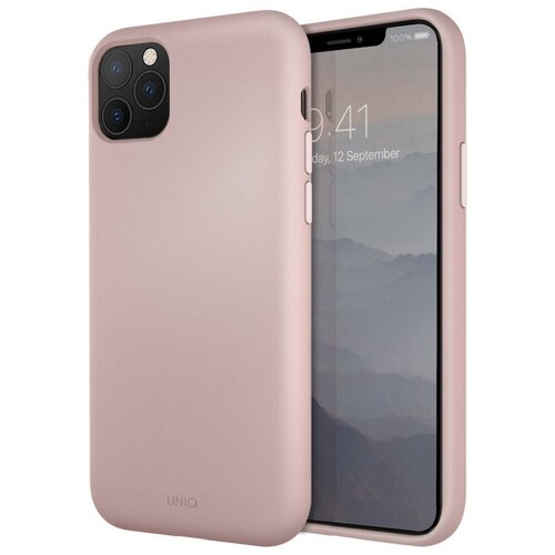 фото Чехол uniq lino для iphone 11 pro, цвет розовый (ip5.8hyb(2019)-linohpnk)