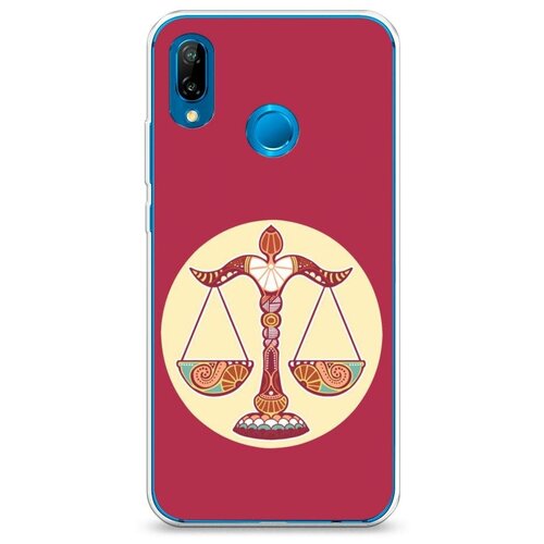 фото Силиконовый чехол "весы" на huawei nova 3e / хуавей нова 3е case place