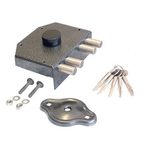 Замок дверной, накладной для двери цилиндровый ЗН-053-03А