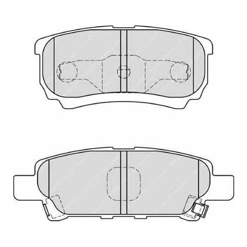 Колодки тормозные MITSUBISHI/JEEP LANCER/OUTLANDER/COMPASS 03- задн. FERODO FDB1839