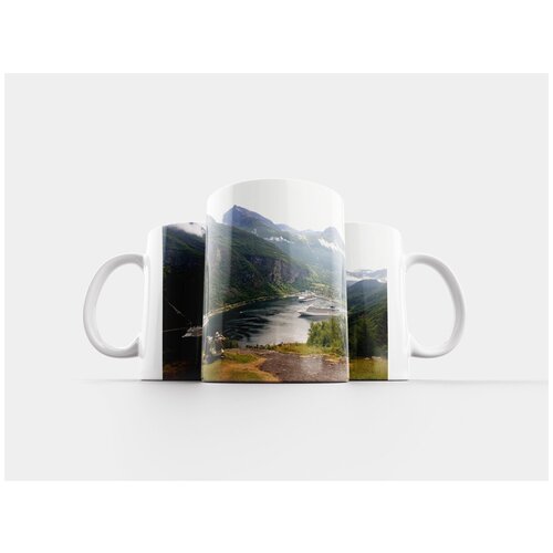 фото Кружка "geirangen, норвегия, горы" 320 мл lotsprints