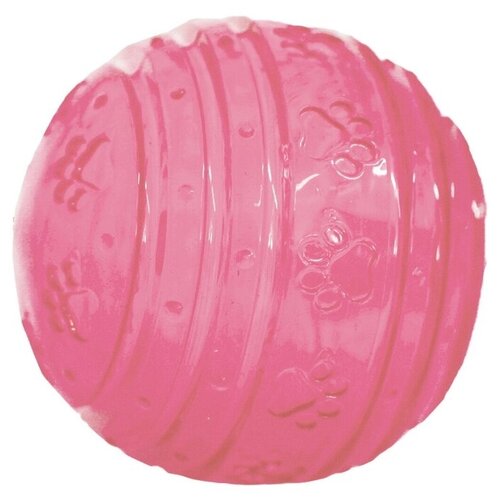 Мячик   для собак  Rosewood Мяч BioSafe 43100/RW,  розовый, 1шт.