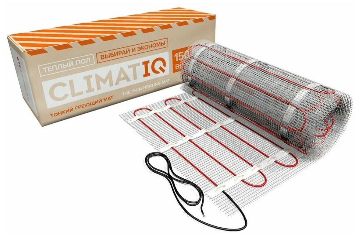 Нагревательный мат CLIMATIQ MAT 150 Вт/м2 6,0 м2 900 Вт