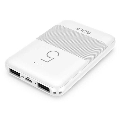 Портативный аккумулятор Golf G95 белый 88800₽