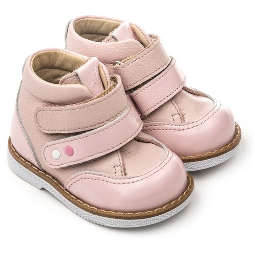фото Ботинки детские 24018 р25 кожа, фиалка розовый tapiboo