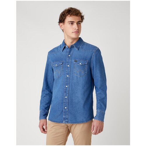 Рубашка джинсовая Wrangler Icons 27MW Western Shirt in 2 year (L)