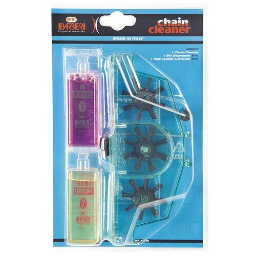 фото Машинка для чистки цепи с 2-х сторон с очистителем и маслом barbieri