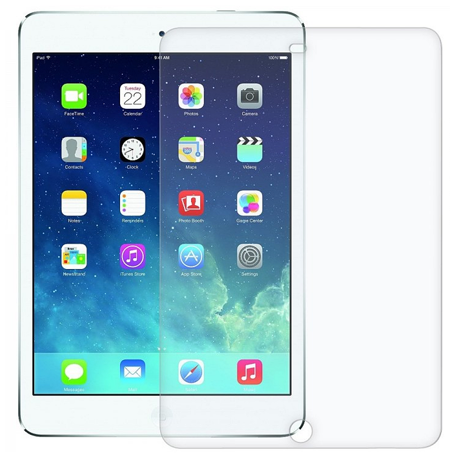 Защитное противоударное стекло MyPads для планшета iPad Air 2 с олеофобным покрытием