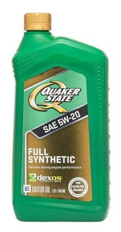 Масло моторное синтетическое QUAKER STATE Ultimate Durability Full Synthetic 5W-20 (946 мл)