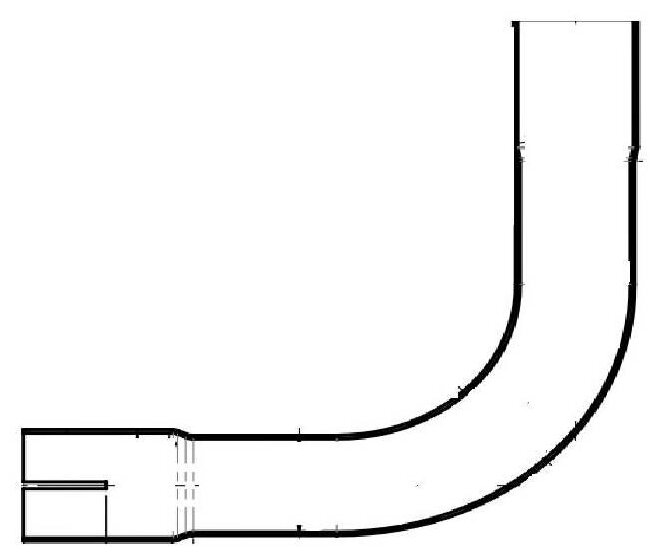 Труба с гибом TRIALLI EMC 0439