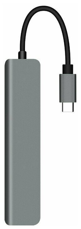Переходник 7 в 1 Type-C to HDMI USB 30*3 SD/TF Type-C для Macbook