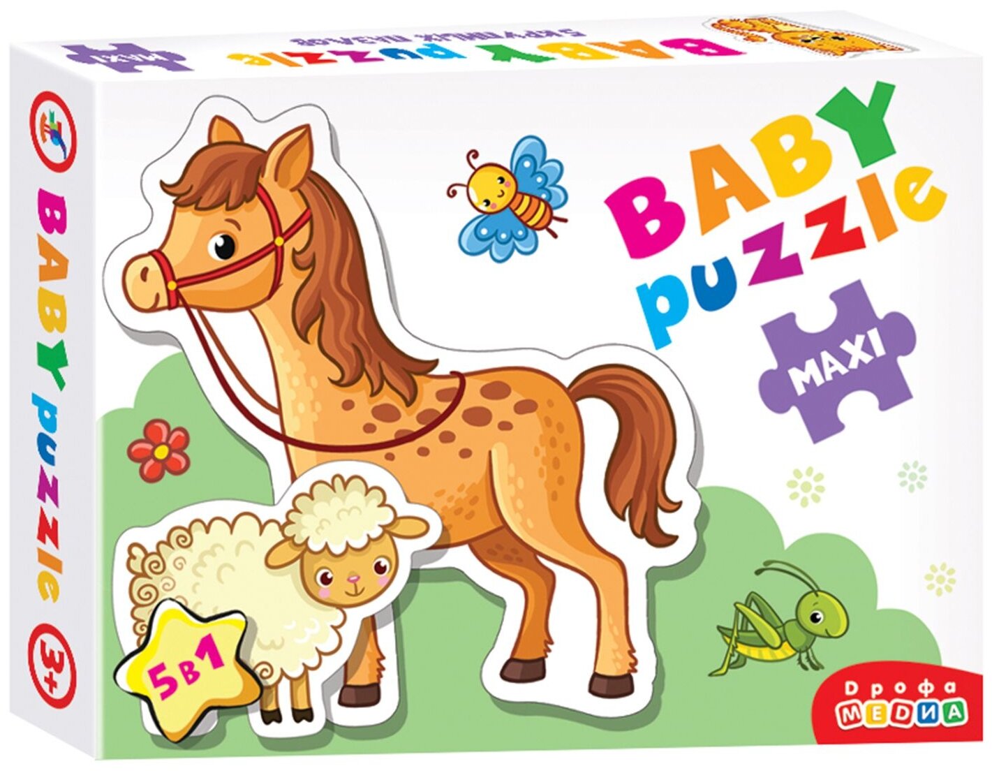 Пазл Baby Puzzle. Домашние животные 4076
