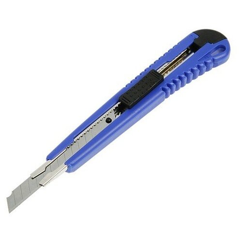 Монтажный нож Тундра 1006497 синий