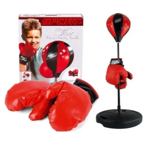 фото Боксерская груша и перчатки, высота 79-120 страна игрушек