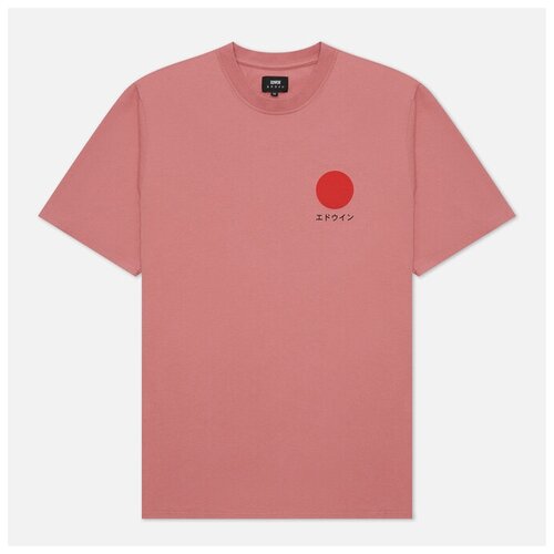 Мужская футболка Edwin Japanese Sun розовый , Размер XL розовый  