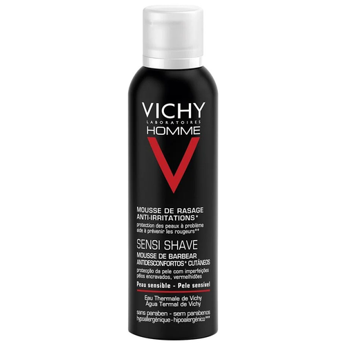 Vichy Homme Sensi Shave Пена для бритья, 200 мл