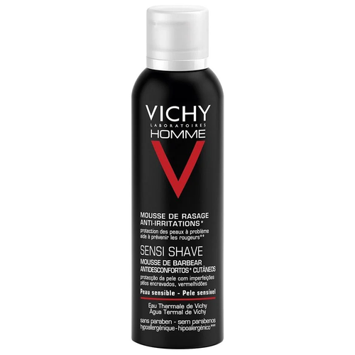 Vichy Homme Пена для бритья против раздражения кожи, 200 мл vichy homme пена для бритья против раздражения кожи 200 мл