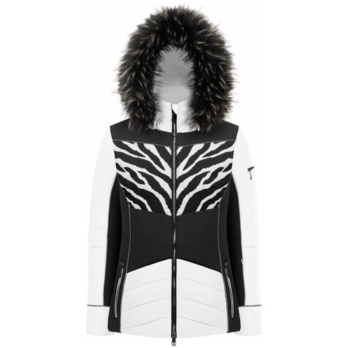 фото Куртка женская poivre blanc w21-0804-wo/a sr (21/22) с иск. мехом fancy white