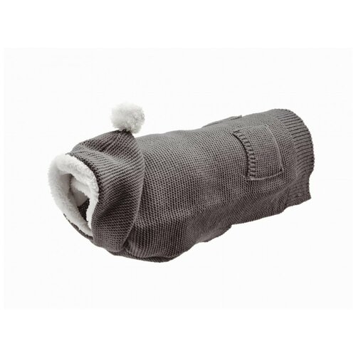 Hunter свитер для собак с капюшоном Rögla, 25 (шея:24-30/грудина:34-46см), черн