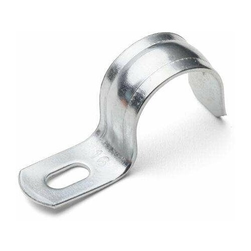 Скоба крепежная однолапковая СМО d19-20мм метал. оцинк. (уп.100шт) Fortisflex 49120 ( 10 упак.)
