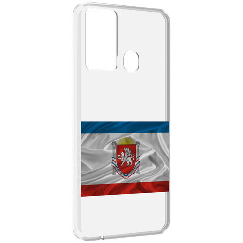 Чехол MyPads герб флаг крыма-1 для ITEL P37 / ITEL Vision 2S задняя-панель-накладка-бампер