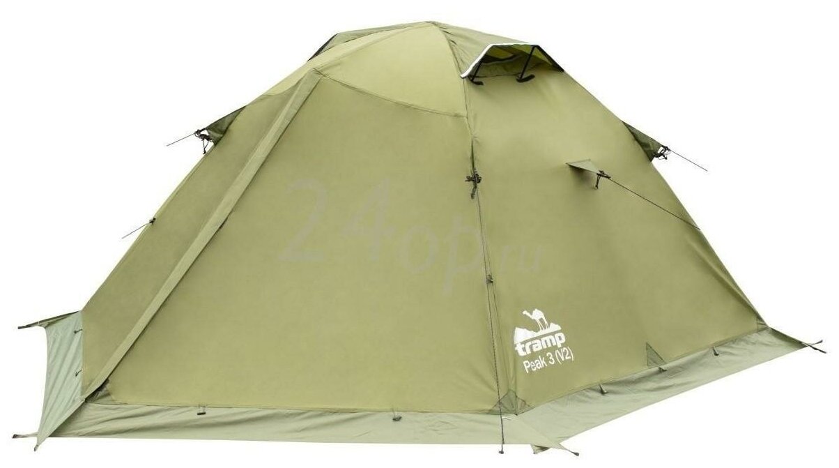 Палатка Tramp Peak 3 (V2) TRT-26 (Зеленая)