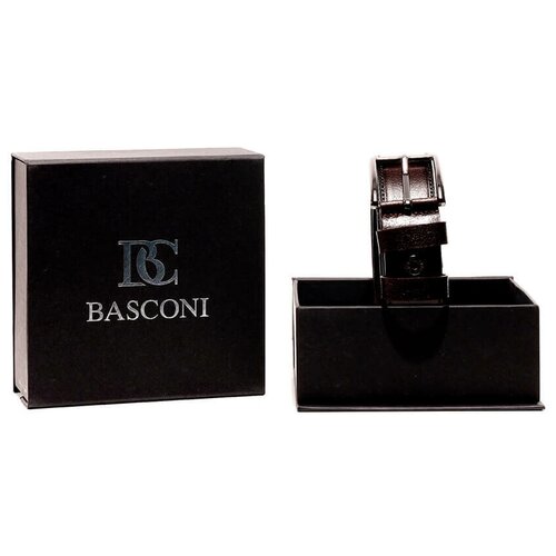 фото Ремень basconi lg044bc-120 ремень мужской коричневый+натуральная кожа