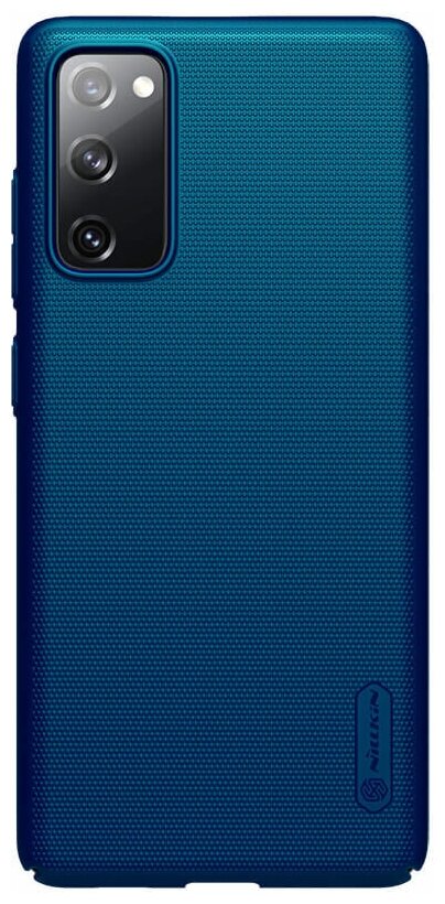 Накладка Nillkin Super Frosted Shield для Samsung Galaxy S20 FE синий