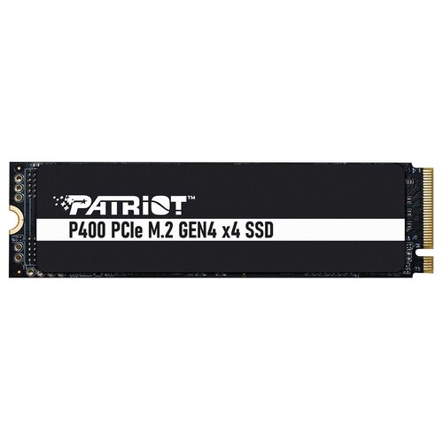 Накопитель SSD 1Tb Patriot P400 внутренний SSD, M.2, 1000 Гб, PCI-E 4.0 x4, NVMe, чтение: 5000 Мб/сек, запись: 4800 Мб/сек P400P1TBM28H