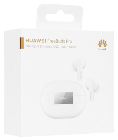 Гарнитура HUAWEI FreeBuds Pro, Bluetooth, вкладыши, белый [55033758] - фото №3