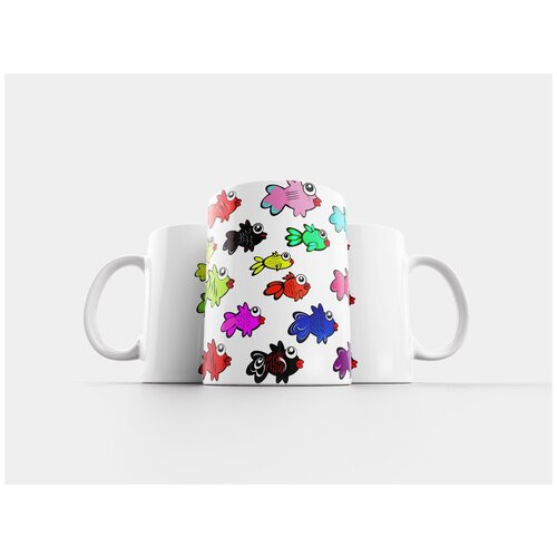 фото Кружка "зима, пляж, берег реки" 320 мл lotsprints